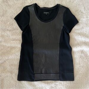 Rag & Bone black leather top